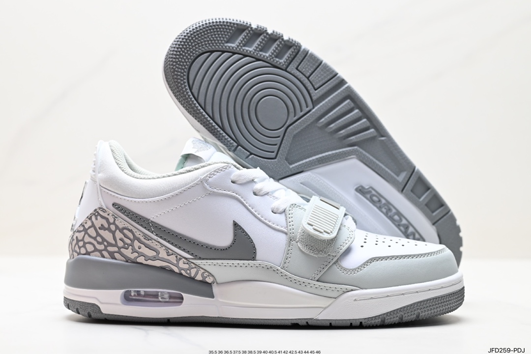 170 耐克Nike Air Jordan Legacy 312 Low”White/Pine Green“乔丹篮球鞋  FV8115-101