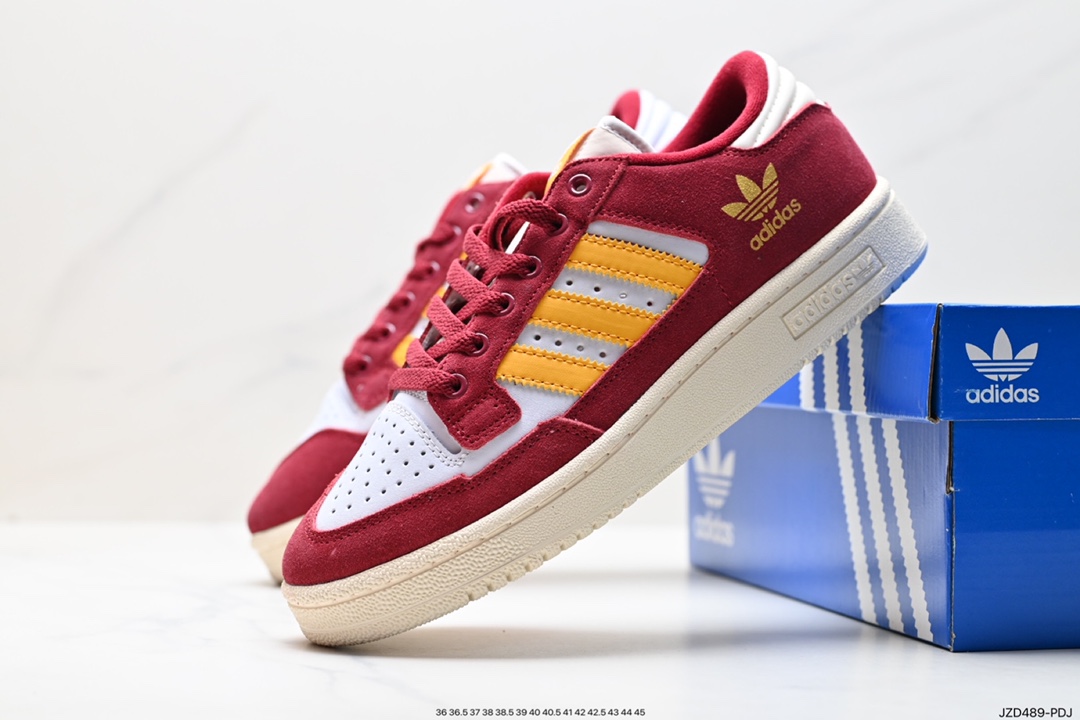 140 阿迪达斯 Adidas Forum Low 低帮百搭潮流休闲运动板鞋 D4228