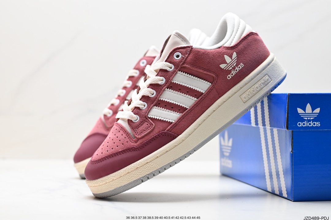 140 阿迪达斯 Adidas Forum Low 低帮百搭潮流休闲运动板鞋 D4228