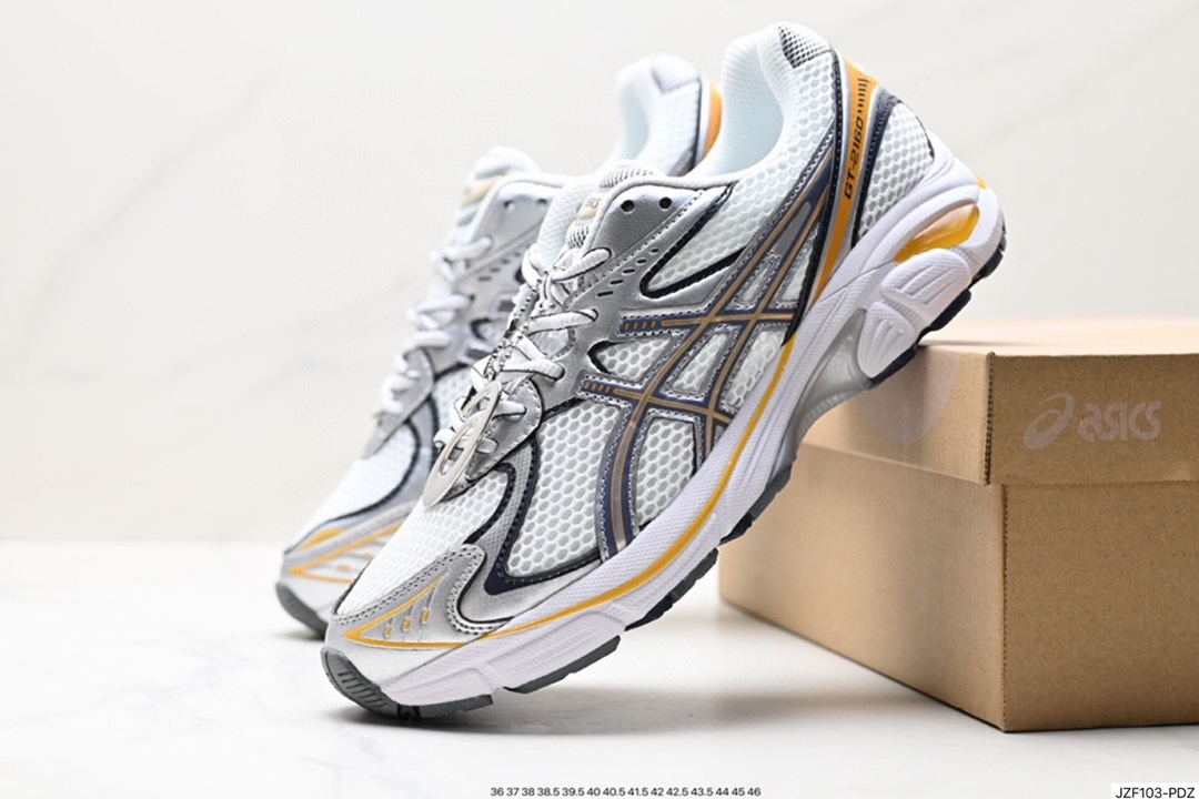 145 装备充满未来感，日本专业跑鞋品牌·ASICS/亚瑟士 GT-2160 量子系列硅胶回弹休闲运动跑步鞋 1003A275-102