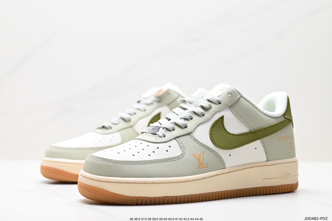 Nike Air Force 1 Low Air Force One Low-top versatile casual sports board BS9055-714