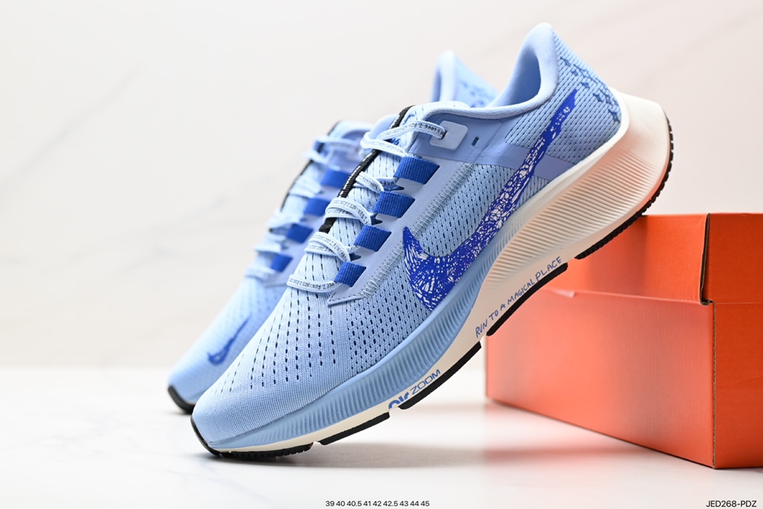 NK Zoom Pegasus 38 Moon Landing 38th Generation Series Nine-Needle Eyelet Mesh Breathable Cushioning Speed ??Running Shoes DJ5397-100