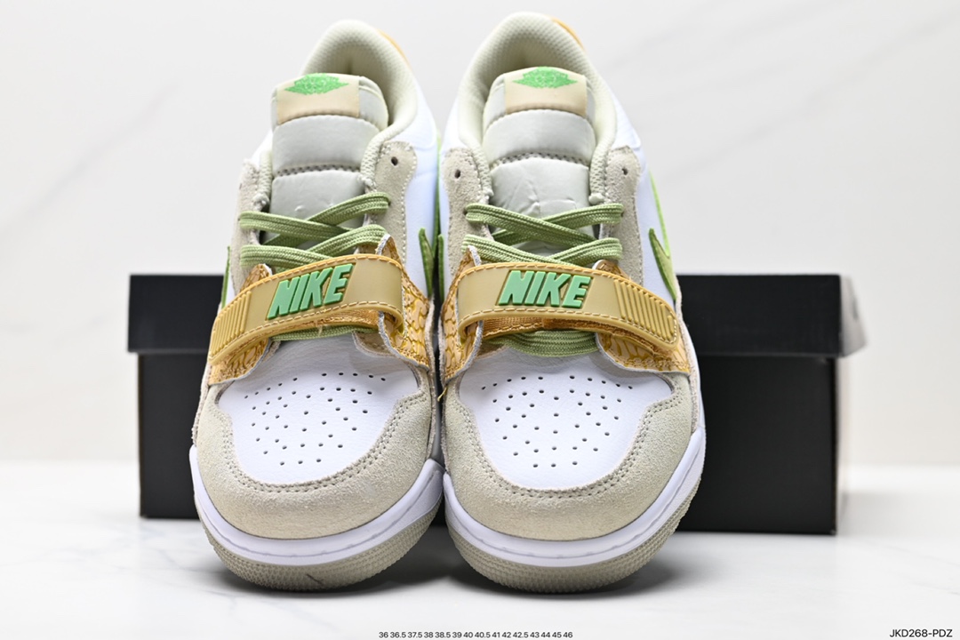 Nike Air Jordan Legacy 312 Low ”White/Pine Green” Jordan basketball shoes DV9260-001