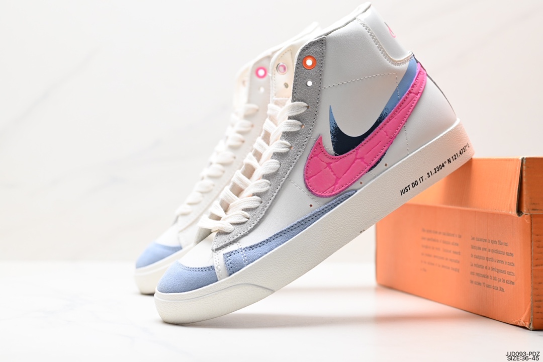 Nike Blazer Mid '1977 Vintage”Infinite” classic pioneer high-top versatile casual sports sneakers DA7233-400