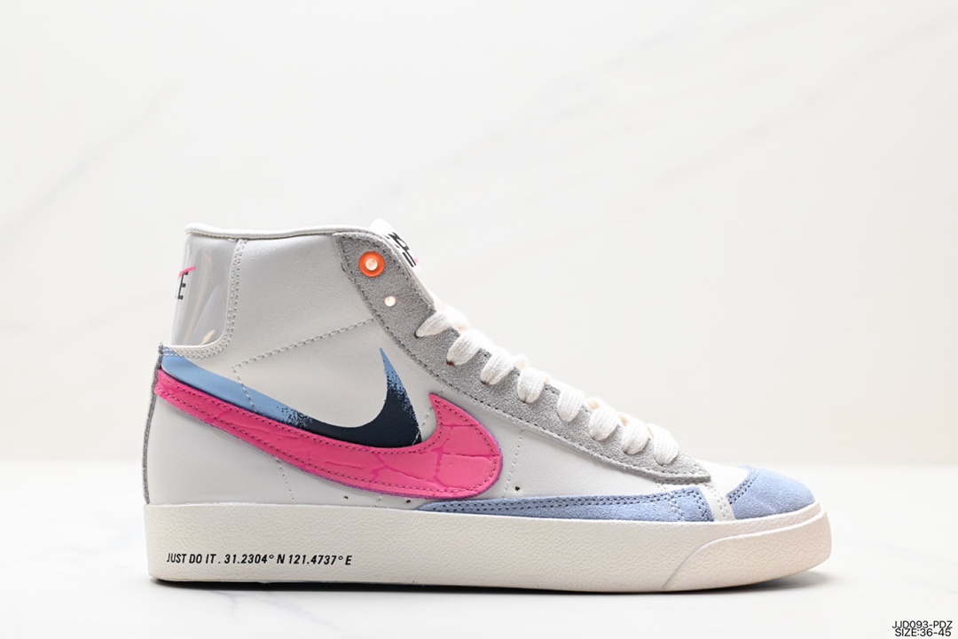 Nike Blazer Mid '1977 Vintage”Infinite” classic pioneer high-top versatile casual sports sneakers DA7233-400