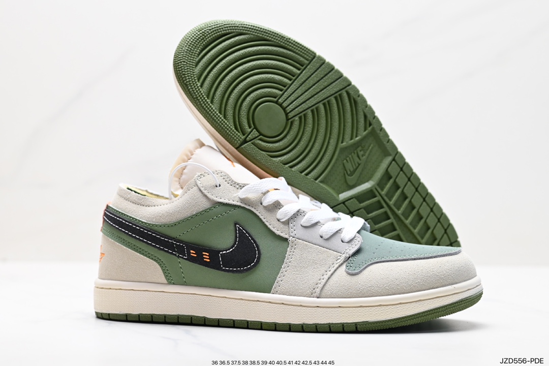 Nike Air Jordan 1 Mid ”Green Yellow” AJ1 Jordan first generation mid-top basketball shoes FD6819-300