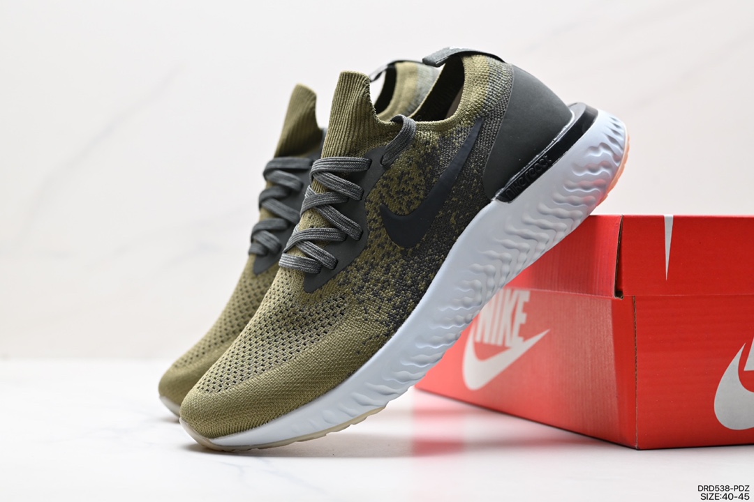 Nike Epic React Flyknit 2 Rhea Foam Weaving Ultralight Running Shoes AQ0070-400