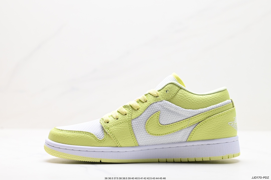 Nike Air Jordan 1 Mid ”Green Yellow” AJ1 Jordan first generation mid-top basketball shoes DH9619-103