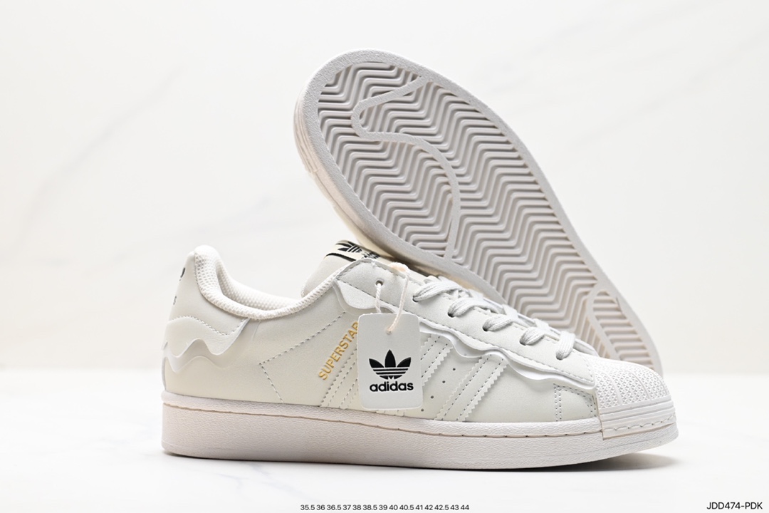 Adidas Originals Superstar Pride RM Shell Toe Series Low-Top Sneakers GW4441