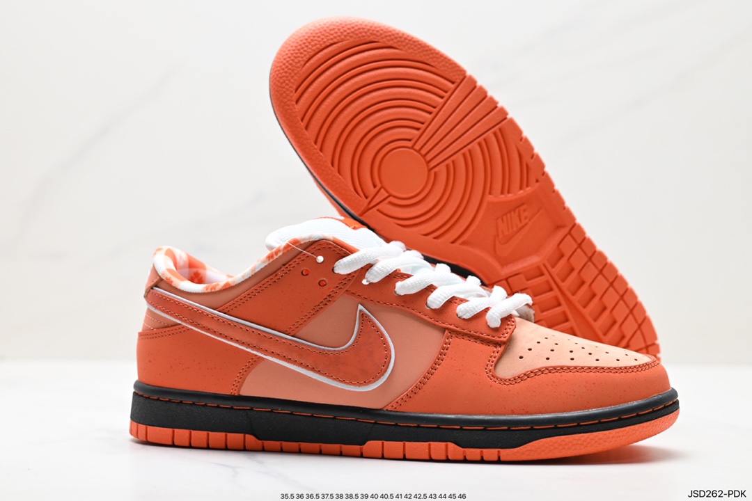 Concepts x Nike Dunk Low Pro SB ”White lobster” white lobster SB low-top sports casual shoes FD8776-800