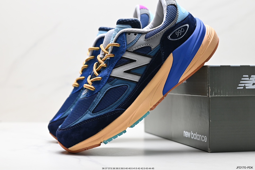 170 新百伦New Balance Made in USA 990v6”Moon Mist“跑步鞋“深灰反光银USA”M990GL6