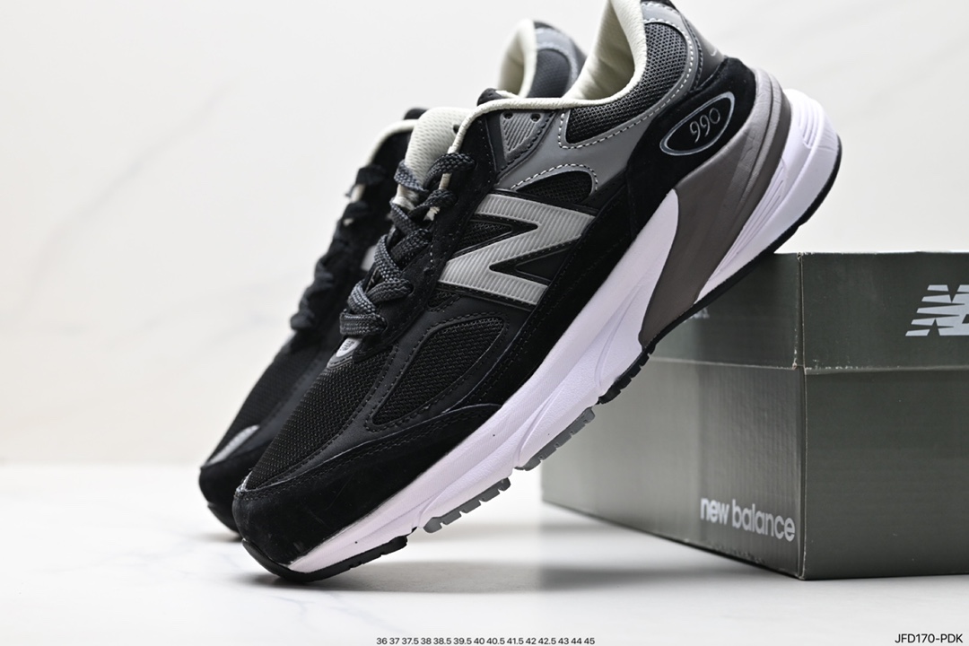 170 新百伦New Balance Made in USA 990v6”Moon Mist“跑步鞋“深灰反光银USA”M990GL6