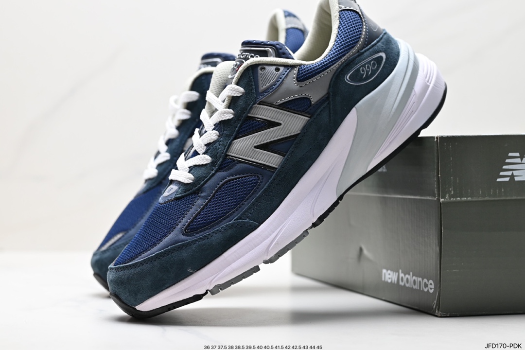 170 新百伦New Balance Made in USA 990v6”Moon Mist“跑步鞋“深灰反光银USA”M990GL6