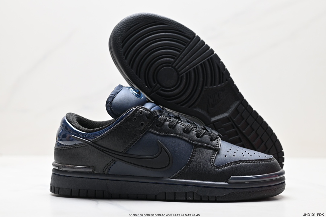 Nike SB Dunk Low Twist ”Panda” Dunk Enhanced Edition Series Low-top Sneakers ”Black and White Panda Three-dimensional Hook” DZ2794-400