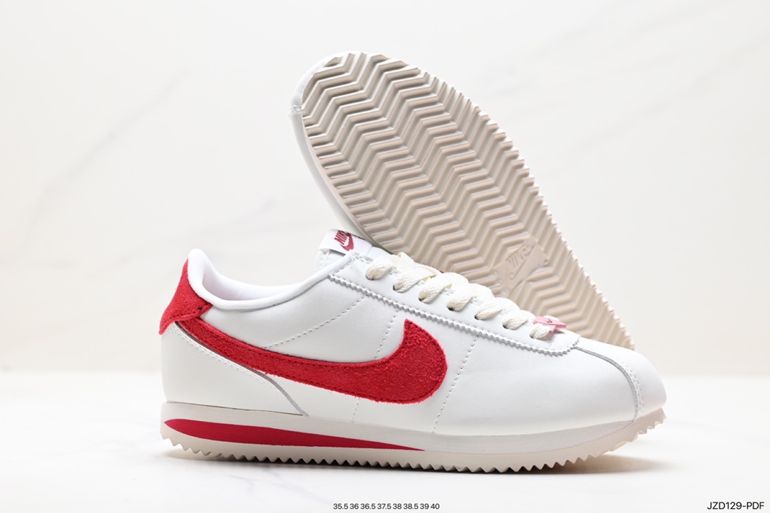 Nike Classic Cortez new color classic lightweight and comfortable men's Forrest Gump shoes casual running shoes sports shoes FZ5167-133