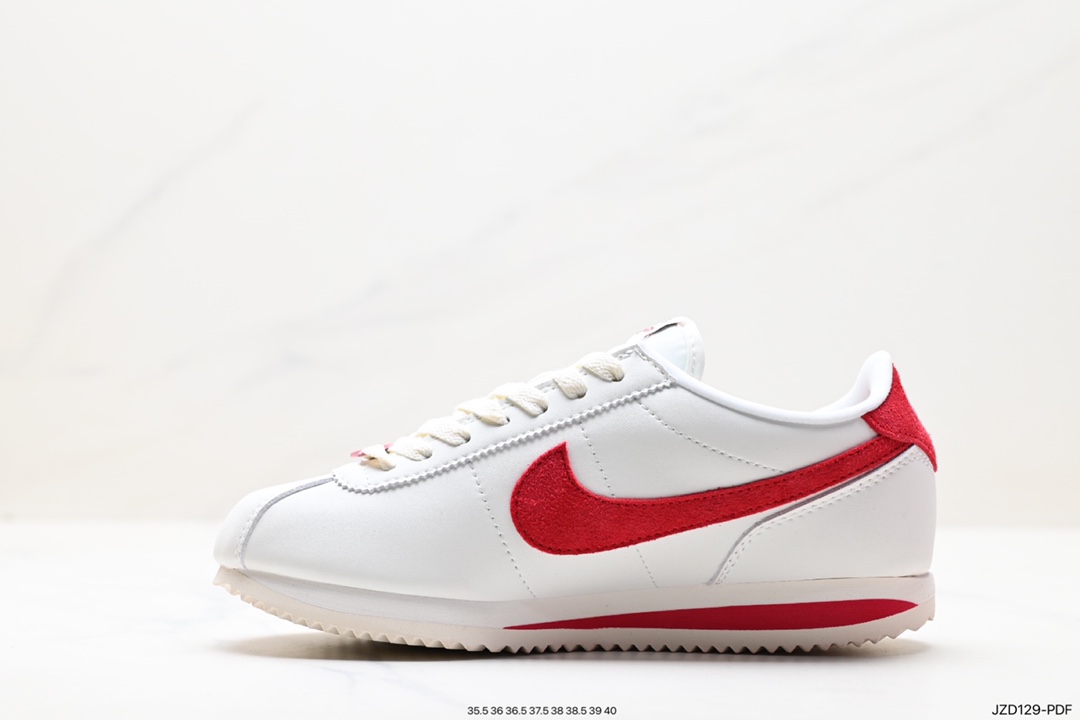 Nike Classic Cortez new color classic lightweight and comfortable men's Forrest Gump shoes casual running shoes sports shoes FZ5167-133