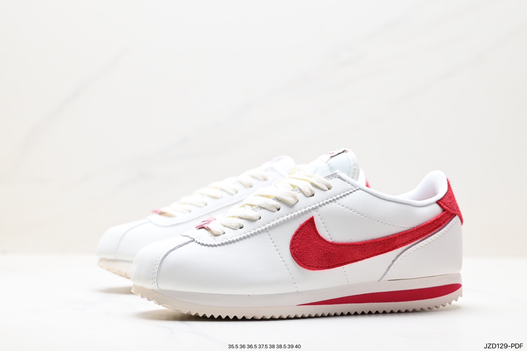 Nike Classic Cortez new color classic lightweight and comfortable men's Forrest Gump shoes casual running shoes sports shoes FZ5167-133