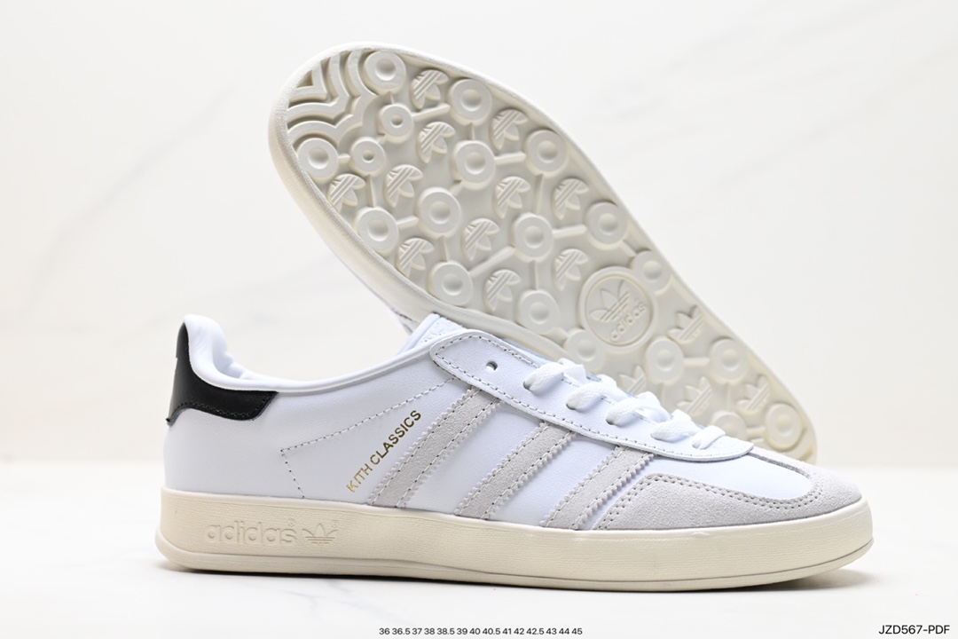 140 阿迪达斯Adidas originals Gazelle Indoor ”浅紫白“ IE2572