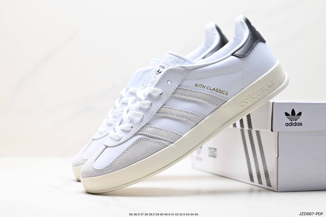 140 阿迪达斯Adidas originals Gazelle Indoor ”浅紫白“ IE2572