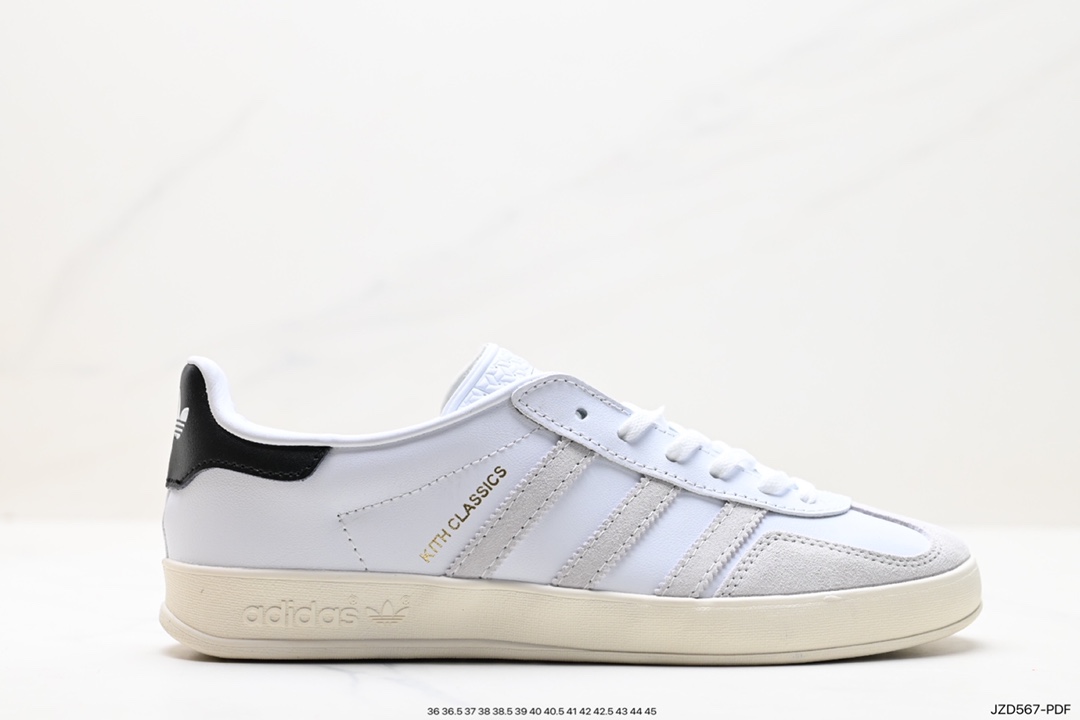 140 阿迪达斯Adidas originals Gazelle Indoor ”浅紫白“ IE2572