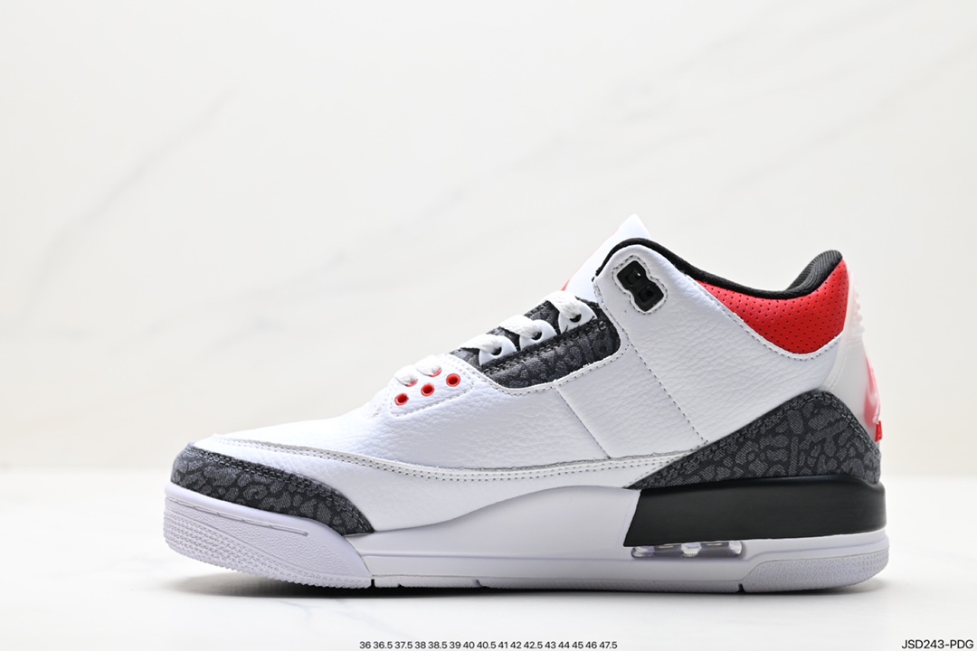 Air Jordan 3 Retro ”Hide and Sneak” White, Gray and Brown CZ6431-100