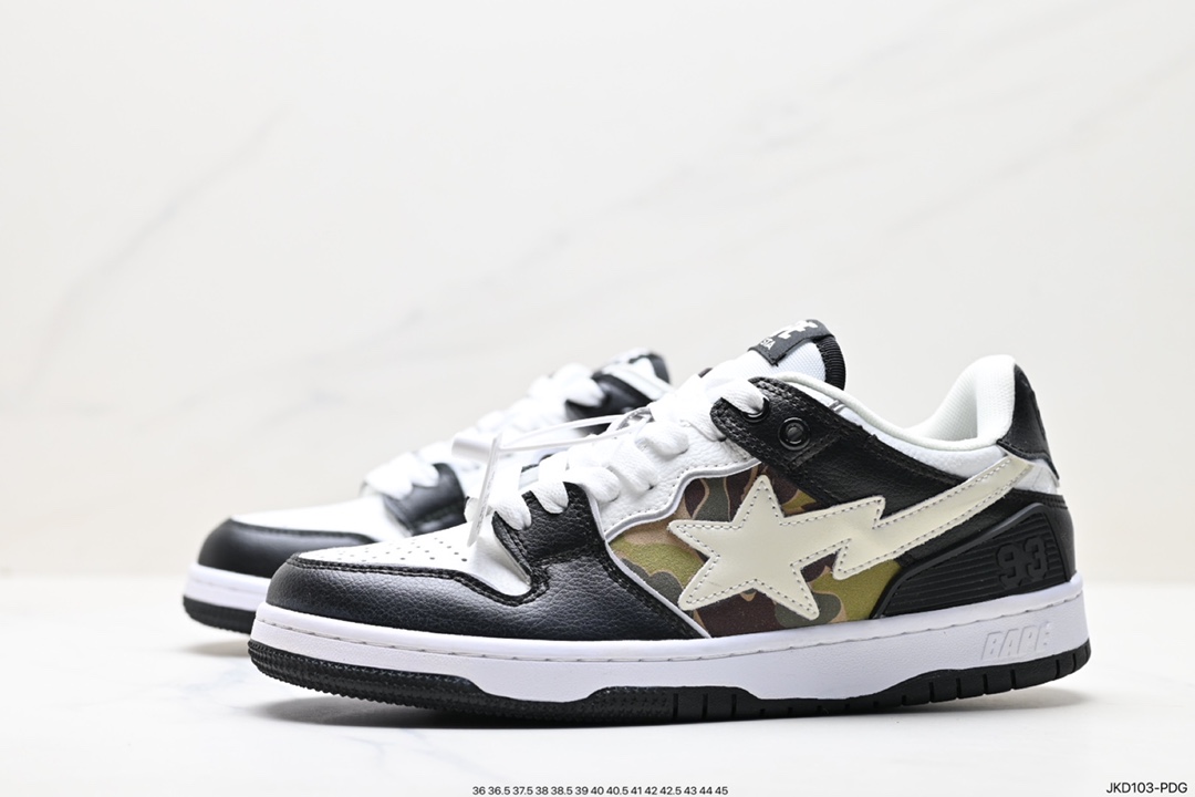 Japanese Harajuku fashion brand A Bathing Ape BAPE Sk8 Sta Low SK8 series low-top