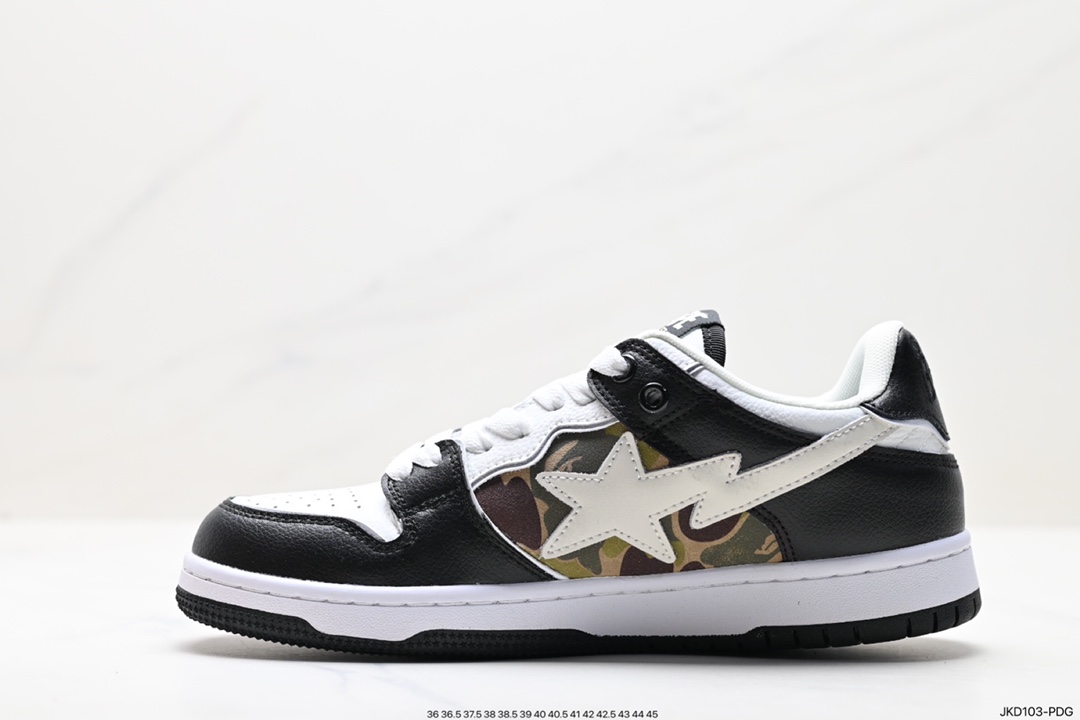 Japanese Harajuku fashion brand A Bathing Ape BAPE Sk8 Sta Low SK8 series low-top