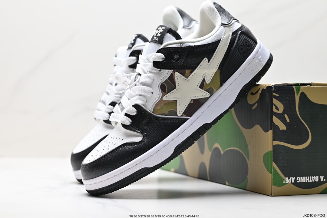 Japanese Harajuku fashion brand A Bathing Ape BAPE Sk8 Sta Low SK8 series low-top