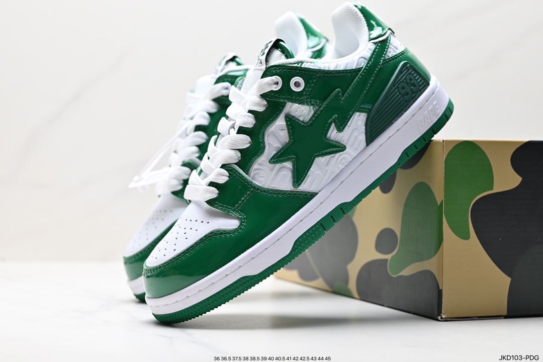 Japanese Harajuku fashion brand A Bathing Ape BAPE Sk8 Sta Low SK8 series low-top