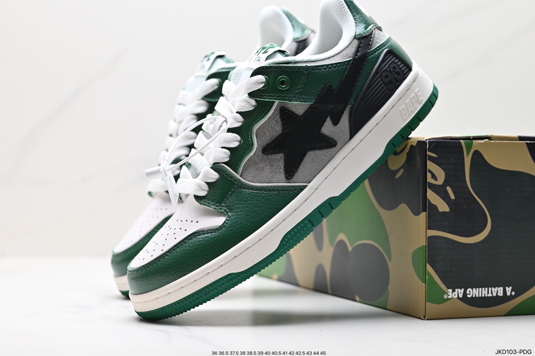 Japanese Harajuku fashion brand A Bathing Ape BAPE Sk8 Sta Low SK8 series low-top