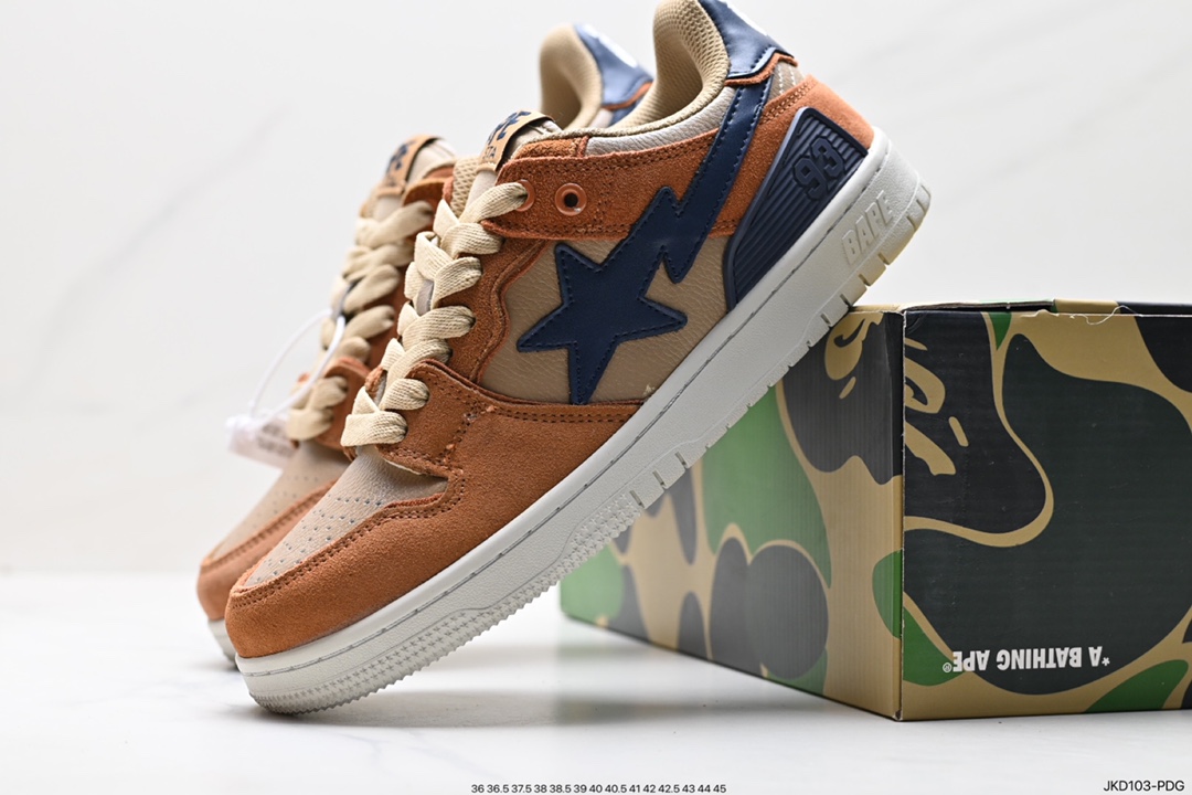 Japanese Harajuku fashion brand A Bathing Ape BAPE Sk8 Sta Low SK8 series low-top