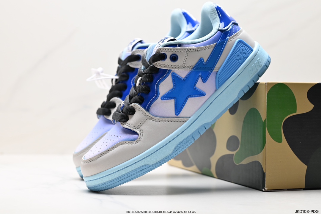 Japanese Harajuku fashion brand A Bathing Ape BAPE Sk8 Sta Low SK8 series low-top