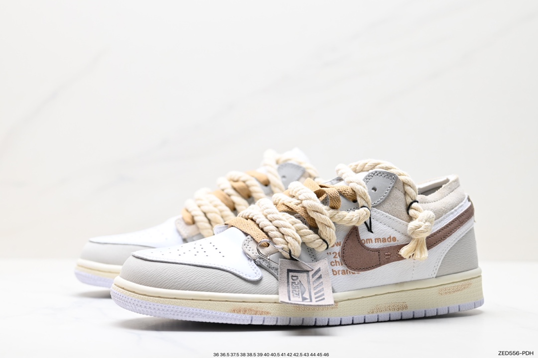 Nike SB Dunk Low ”Green/Beige” Deconstruction Rope Series Low-top Casual Sports Skateboard Shoes FB9139-002