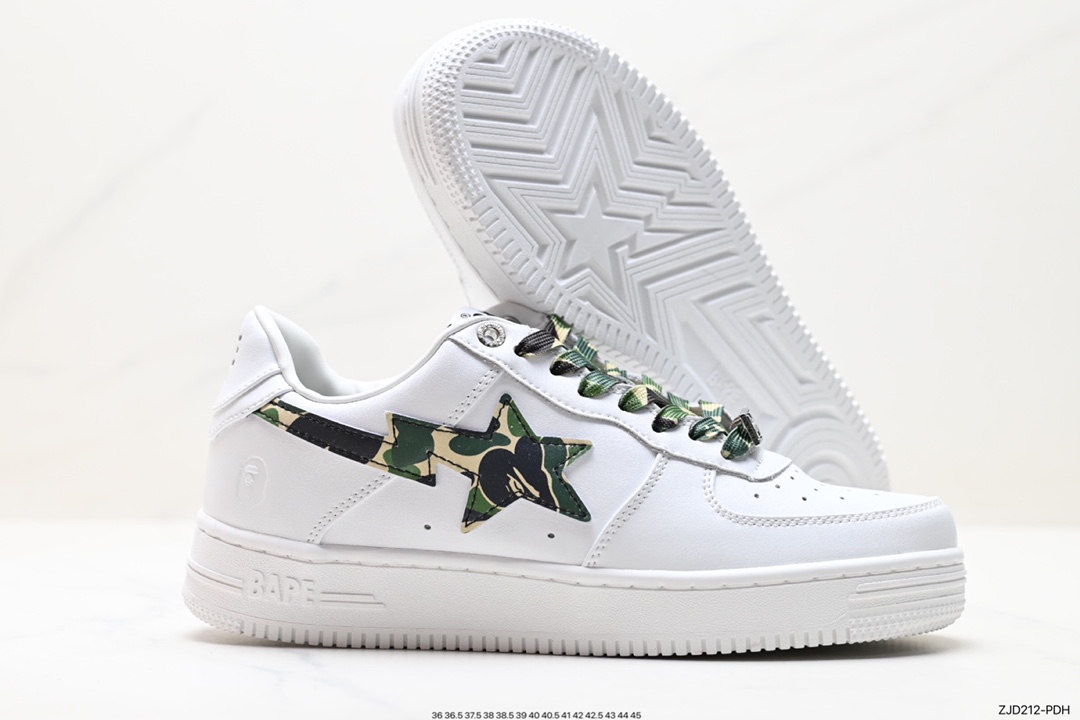 Japanese Harajuku fashion brand A Bathing Ape BAPE Sk8 Sta Low SK8 series low-top