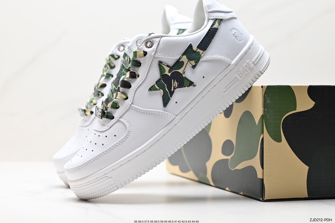 Japanese Harajuku fashion brand A Bathing Ape BAPE Sk8 Sta Low SK8 series low-top