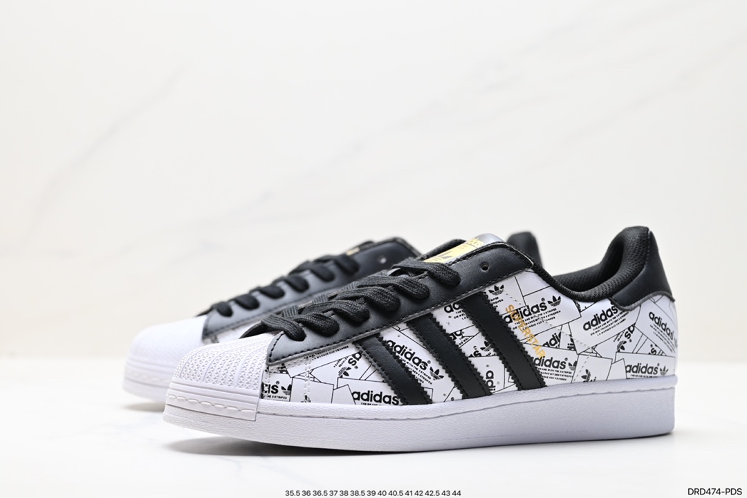 Adidas Originals Superstar Pride RM Shell Toe Sneakers FV2819