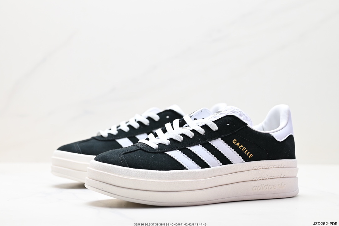 Adidas Gazelle Bold w low-top retro all-match casual sports shoes HQ6912