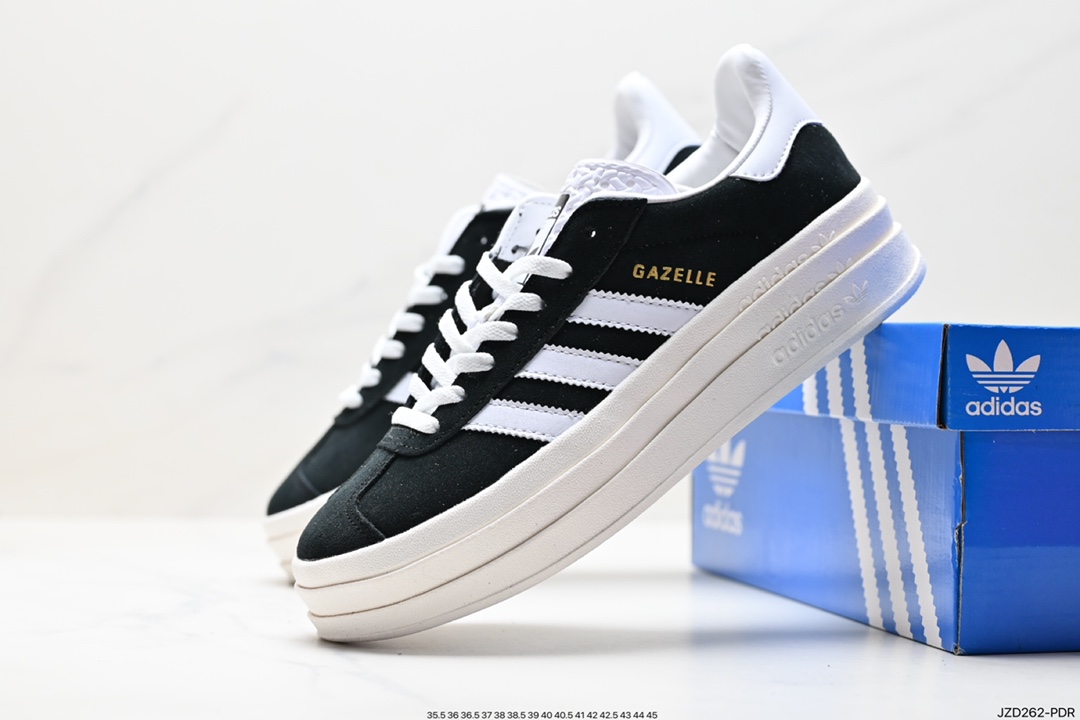 Adidas Gazelle Bold w low-top retro all-match casual sports shoes HQ6912