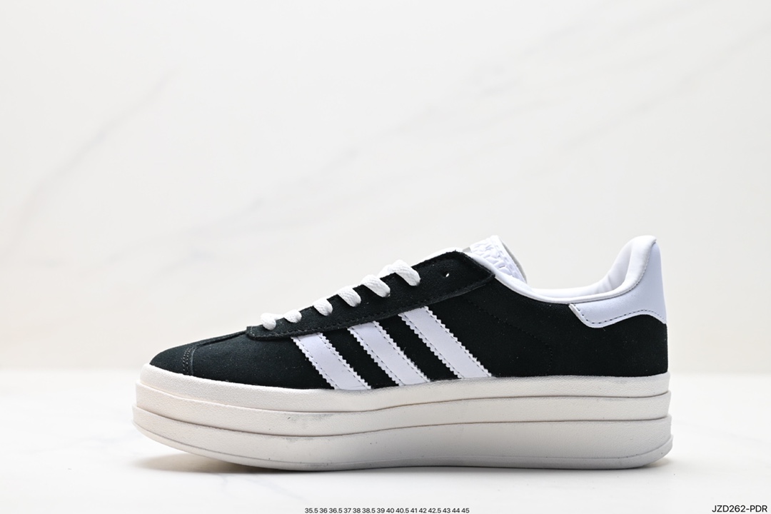 Adidas Gazelle Bold w low-top retro all-match casual sports shoes HQ6912