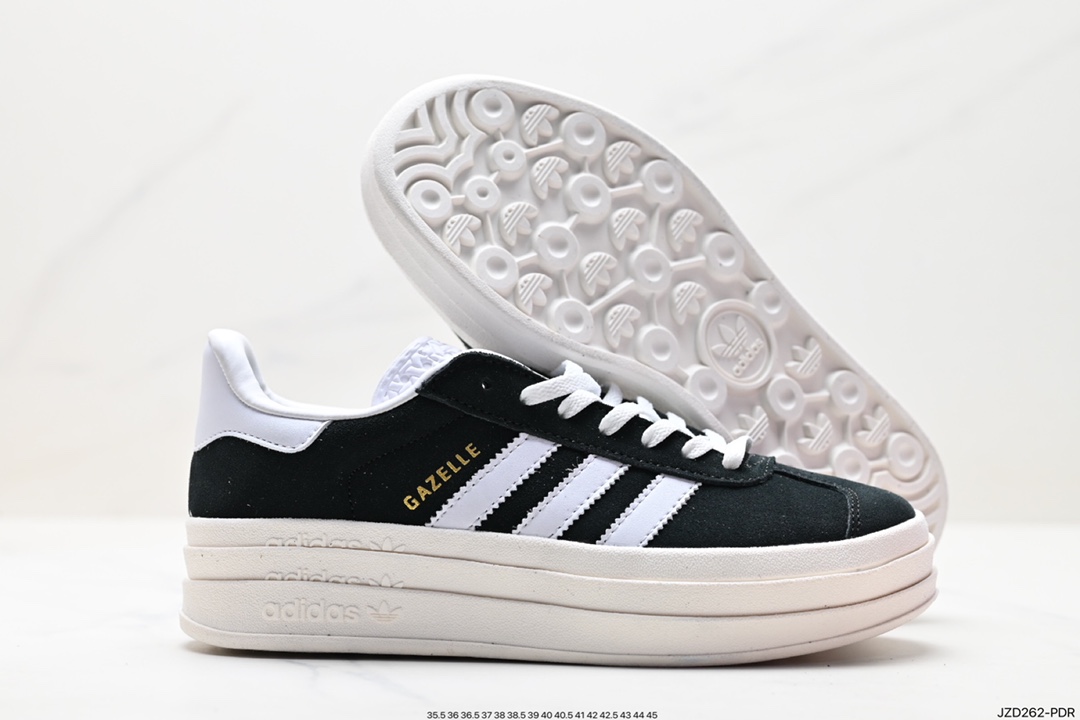 Adidas Gazelle Bold w low-top retro all-match casual sports shoes HQ6912