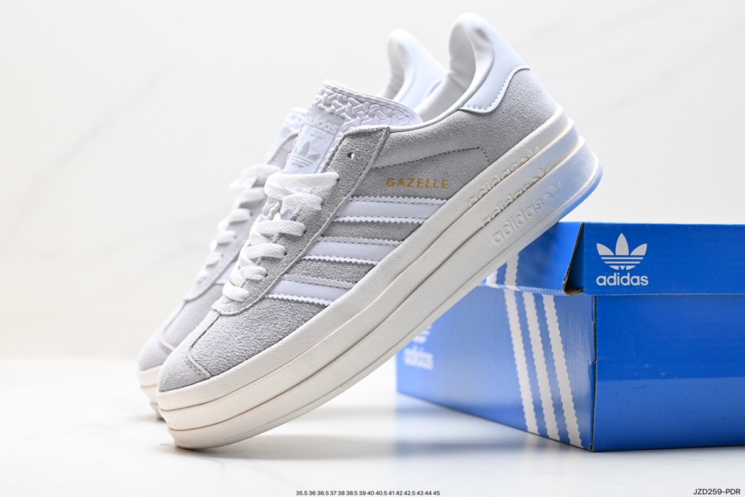 Adidas Gazelle Bold w low-top retro all-match casual sports shoes HQ6893