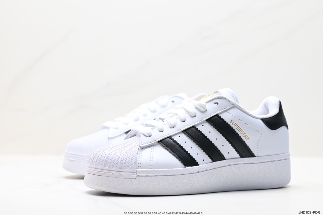 Thick-soled shell-toe Adidas clover Originals Superstar Pride RM shell-toe sneakers IG9777