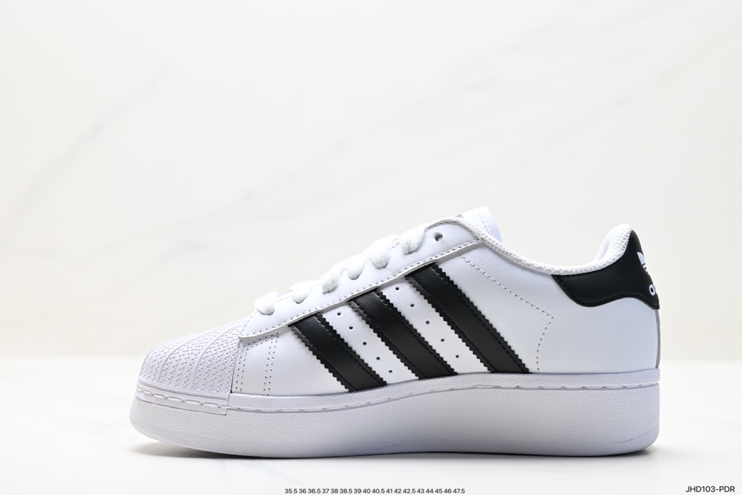 Thick-soled shell-toe Adidas clover Originals Superstar Pride RM shell-toe sneakers IG9777