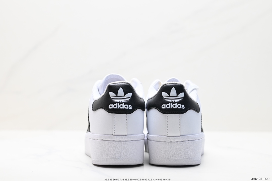 Thick-soled shell-toe Adidas clover Originals Superstar Pride RM shell-toe sneakers IG9777