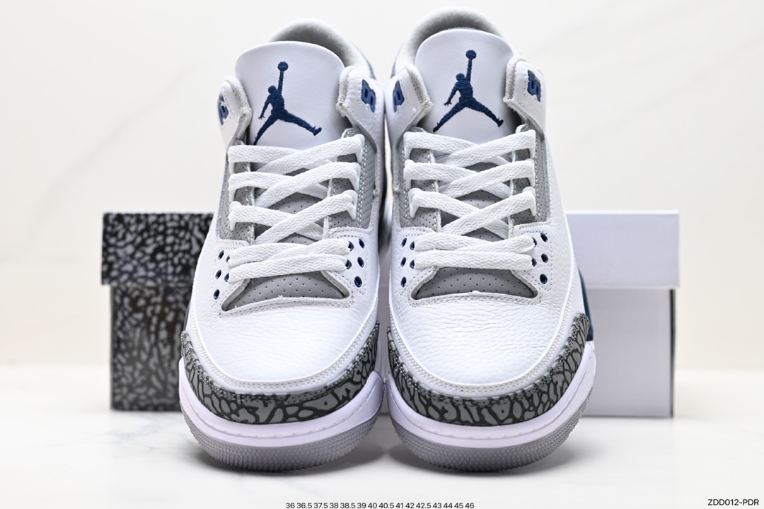 Air Jordan 3 Retro ”Hide and Sneak” White Gray Brown CT8532-140