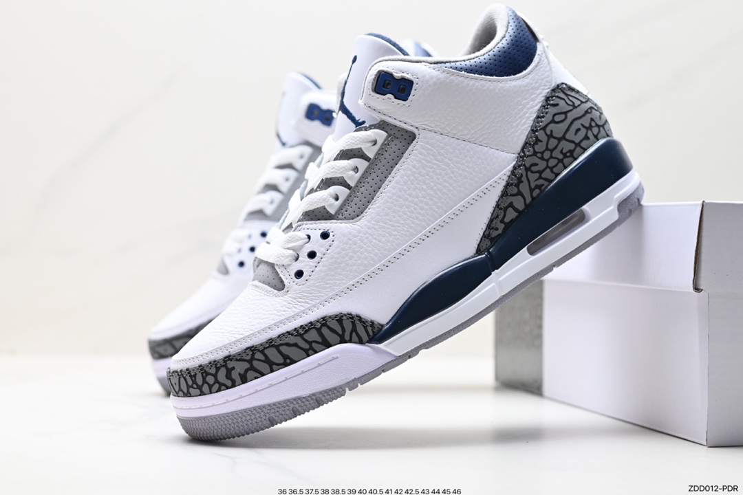 Air Jordan 3 Retro ”Hide and Sneak” White Gray Brown CT8532-140