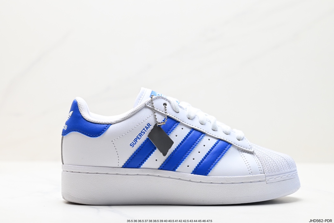 Thick-soled shell-toe Adidas clover Originals Superstar Pride RM shell-toe sneakers IF8069