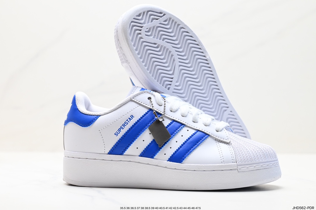 Thick-soled shell-toe Adidas clover Originals Superstar Pride RM shell-toe sneakers IF8069