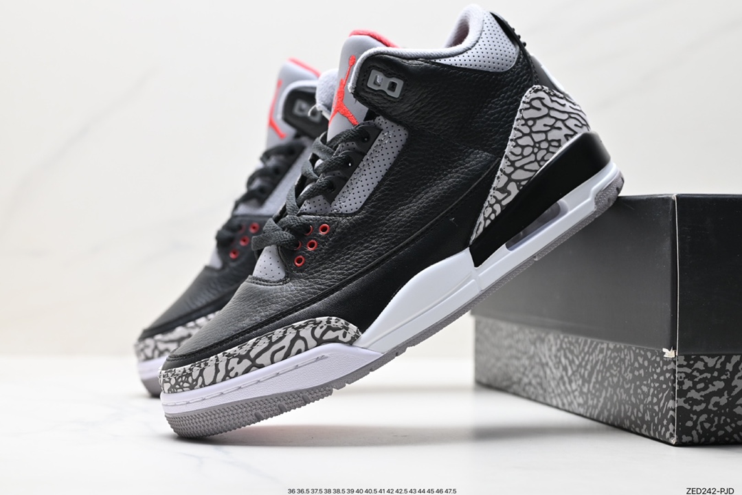 Air Jordan 3 Retro ”Hide and Sneak” White Gray Brown 854262-001