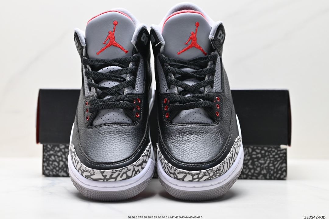 Air Jordan 3 Retro ”Hide and Sneak” White Gray Brown 854262-001